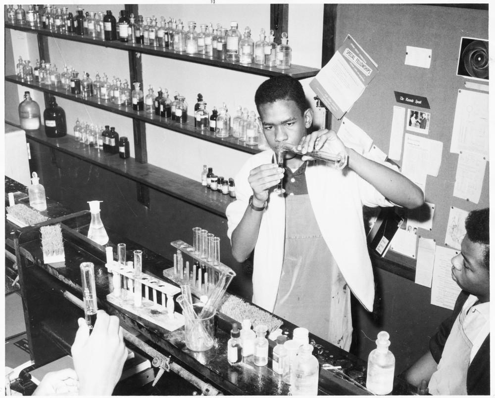 "Chemistry Student" (circa 1960). James P. Brawley Collection. 