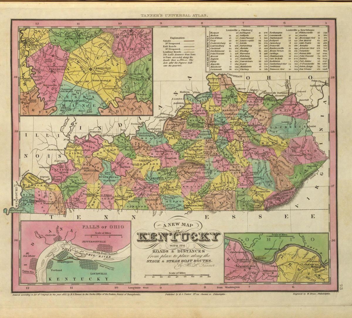 Map of Kentucky