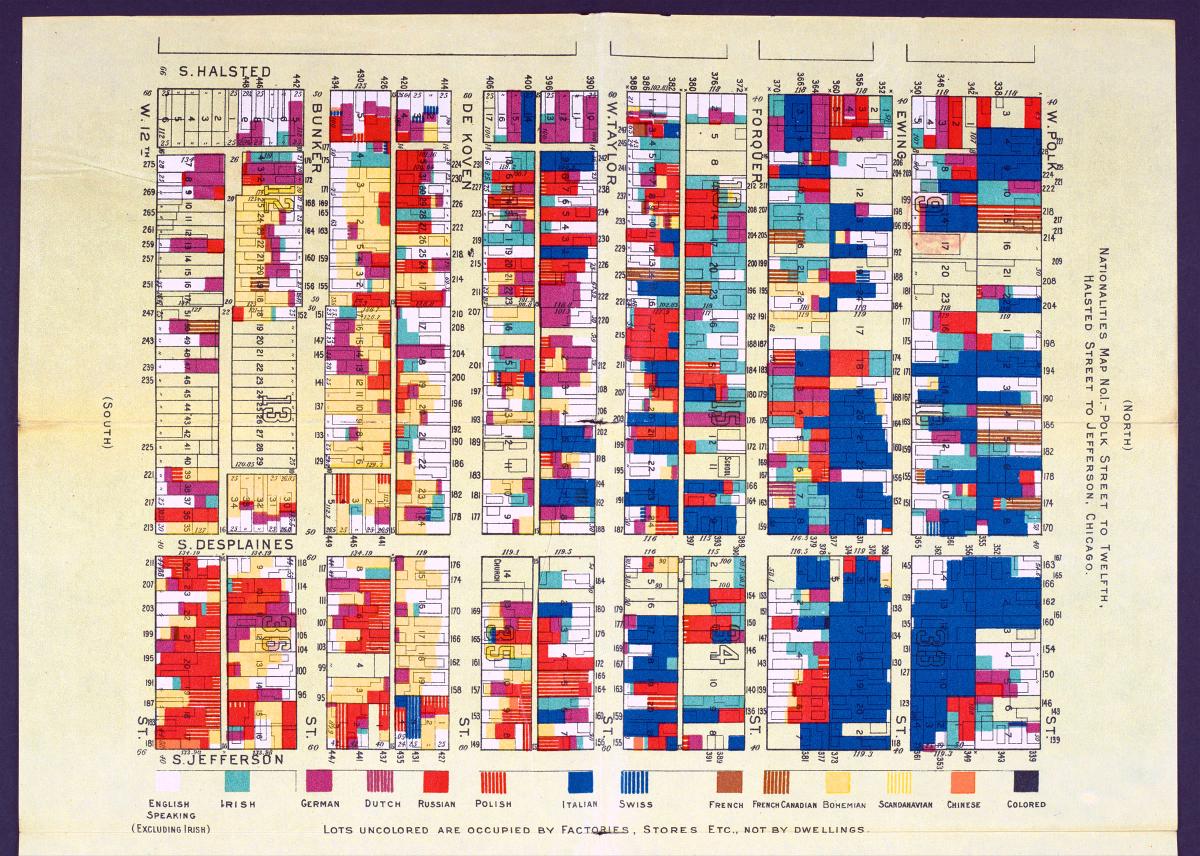 Nationalities map