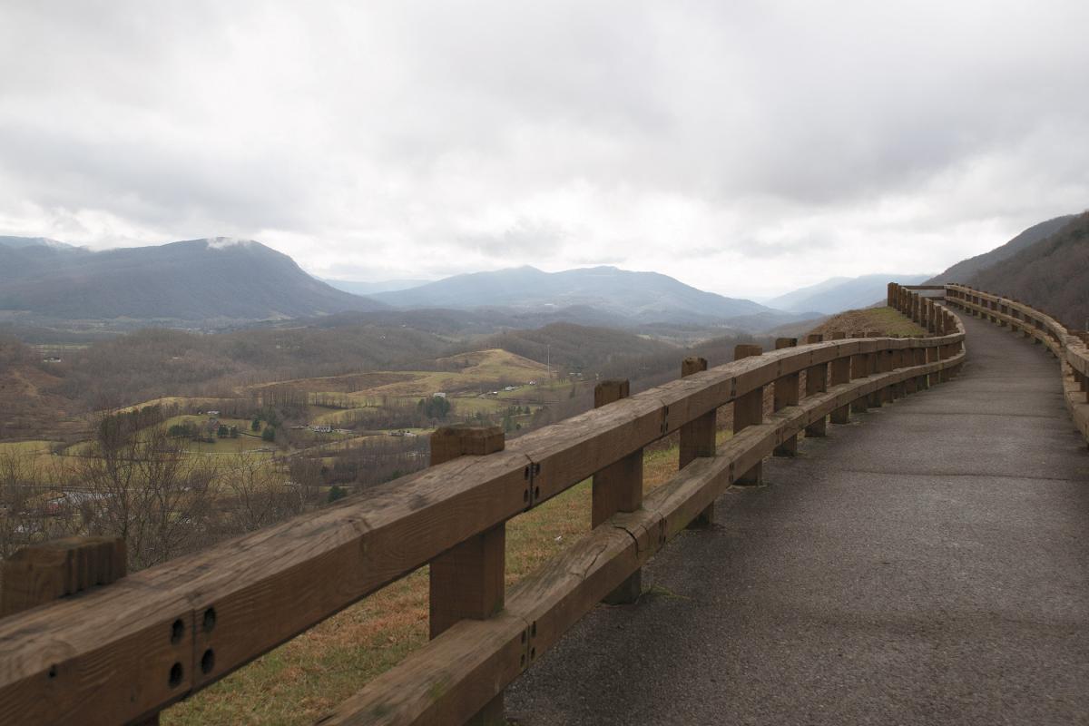 Appalachian mountain valley