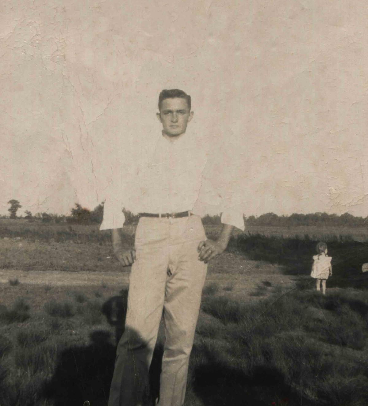 Johnny Cash as a young man.