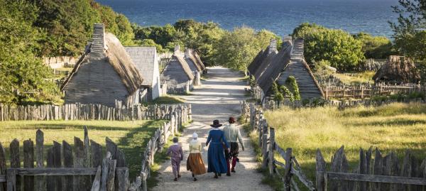 17th Century English Village in Plimoth.