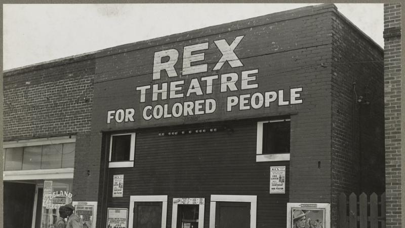 The Rex theatre for Negro people