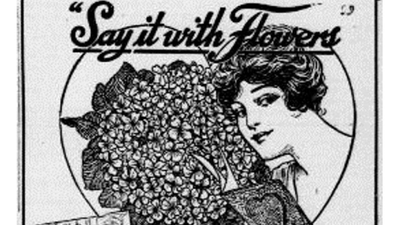 “Say It With Flowers.”  The Evening Missourian.  (Columbia, Missouri)