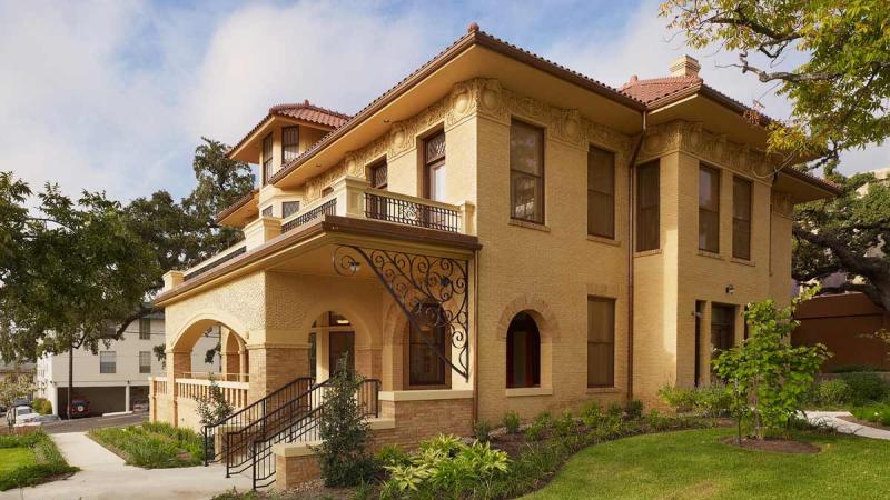 The restored Byrne-Reed House. 