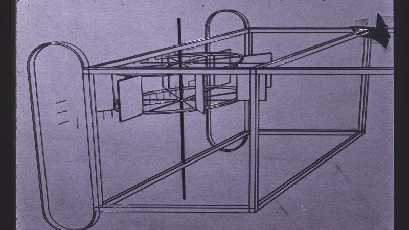 Sketch of "Study for Glider"